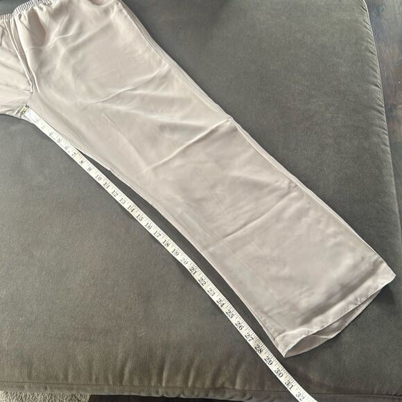 Women’s Gray Chiffon 3 Piece Formal Mother of the Bride Pants Suit Size 16 NEW - Picture 13 of 15